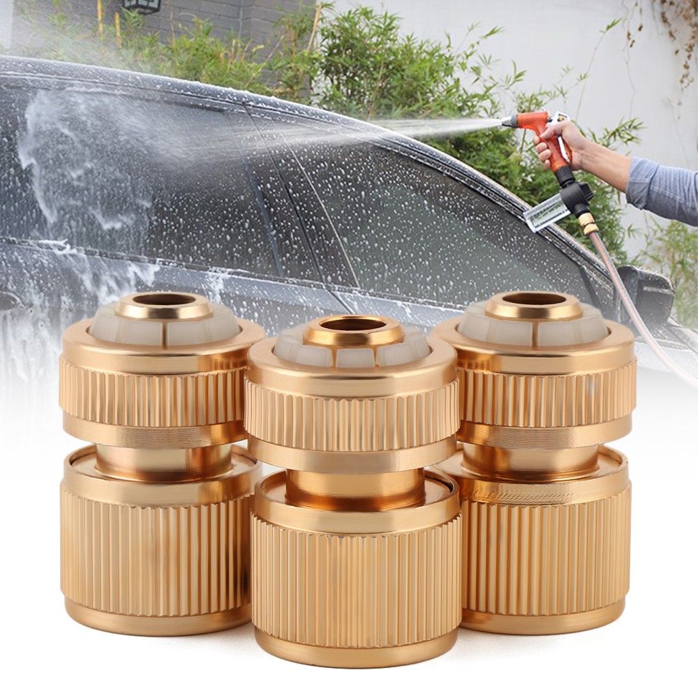 Đầu Nối Ống Nước Tưới Vườn 1/2&quot; Bằng Đồng Thau Chống Rò Rỉ