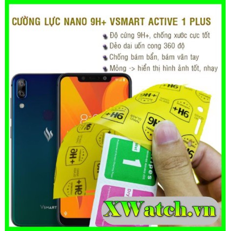 Cường lực dẻo nano Vsmart  Active 1+ / Active 1 Plus Active 3 JOY 1+ JOY 1 JOY 3 JOY 4