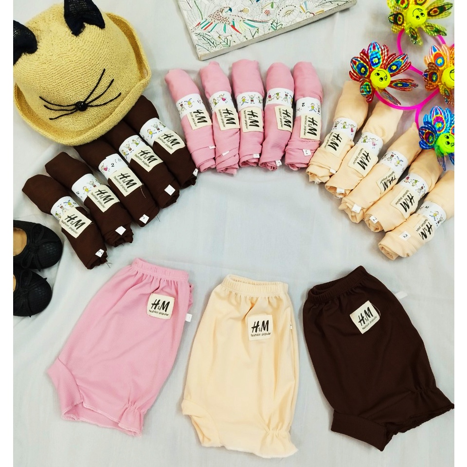 Quần thun lạnh chất thun tăm lạnh mềm mịn mùa hè xinh xắn nhiều màu cho bé gái 6-16kg