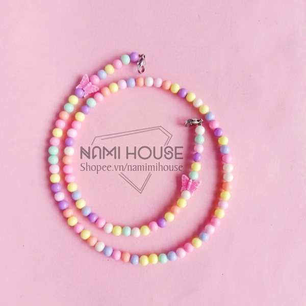 Dây đeo khẩu trang hạt nhiều màu dễ thương maskchain style hàn quốc - nami house