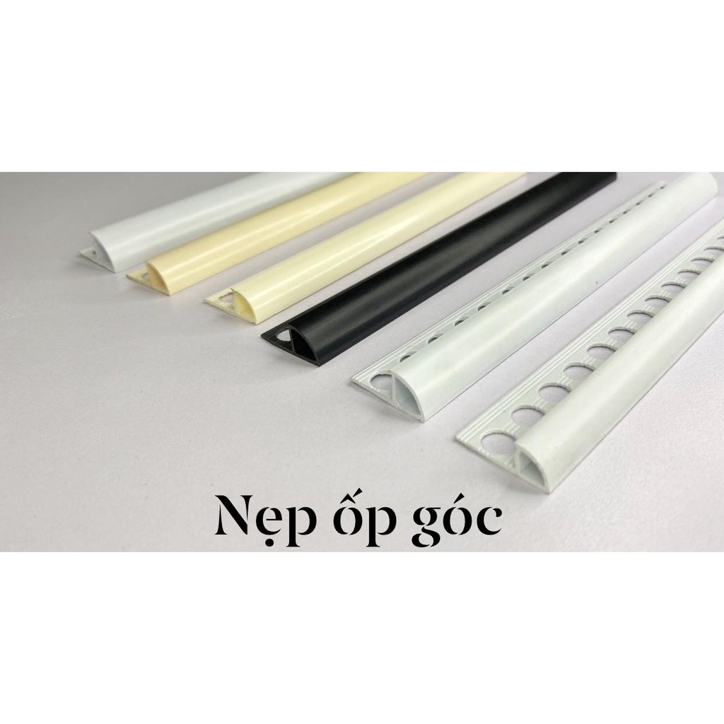 Nẹp nhựa bo góc ốp lát HYP T10 các loại màu trắng, ghi, vàng, đen giá bán  40000 VNĐ/cây 2.5m (Mua nhiều giảm giá)