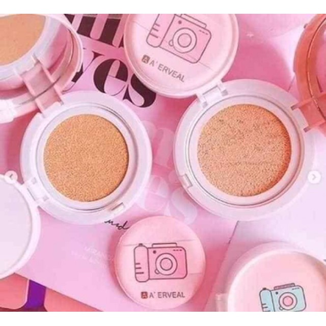 Phấn Nước Máy ảnh  A erveal siêu mịn, đặc biệt [ Mua 1 tặng kèm 1 lõi ]   xài rất là  lâu luôn. Tặng kèm 1 chì kẻ mày. | BigBuy360 - bigbuy360.vn