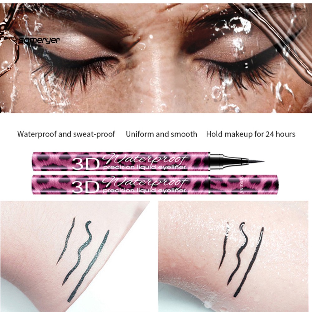 Bút kẻ mắt YANQINA nhanh khô chống nhòe chống nước vỏ thiết kế da báo độc đáo | BigBuy360 - bigbuy360.vn