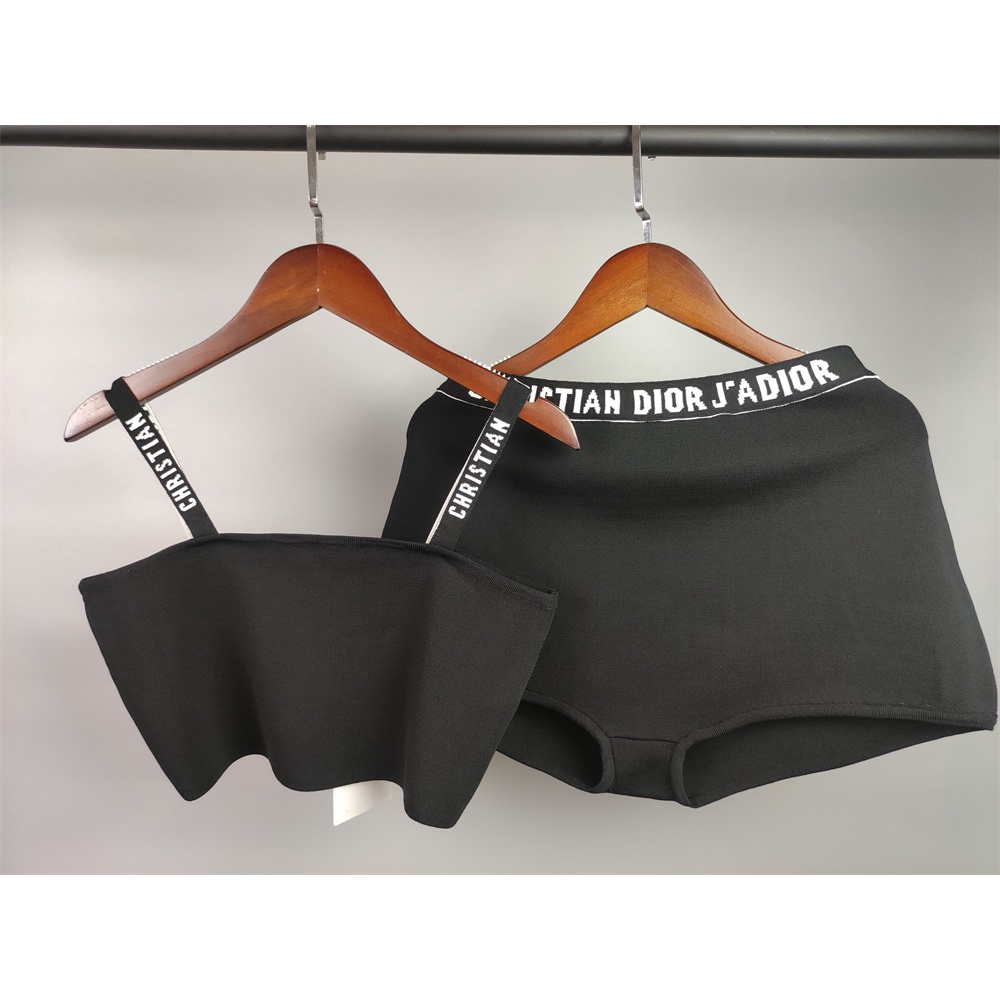 Bộ Áo Ngực + Quần Lót Màu Xanh Dương Vải Cotton Thời Trang Cho Nữ