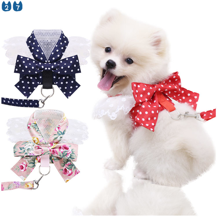 Áo Sát Nách Thoáng Khí Có Nơ Xinh Xắn Dành Cho Cún Cưng 27 Inch