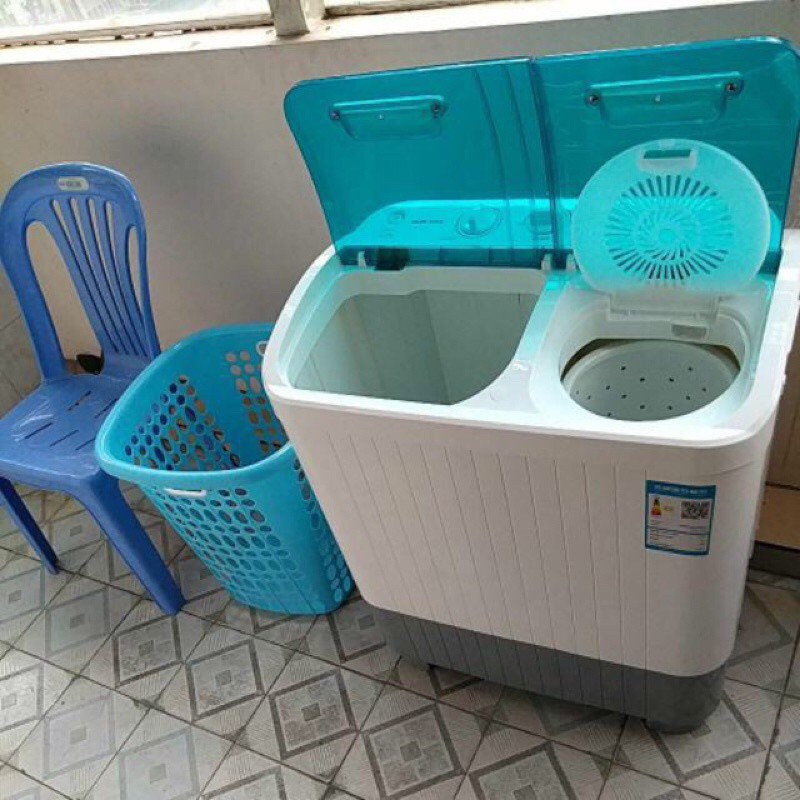 Máy giặt mini bán tự động 2 lồng  thông minh dành cho bé, sinh viên, nhà ít người smar_homehome gd40