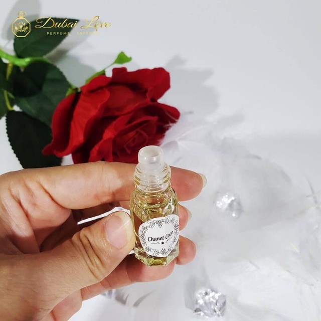 [Thơm lâu 14 tiếng] Tinh dầu nước hoa Dubai dạng lăn mini 3ml, hàng cao cấp, gồm 20 mùi nước hoa nam nữ unisex