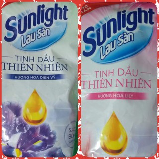 Nước lau sàn Sunlight tinh dầu thiên nhiên túi 550gr