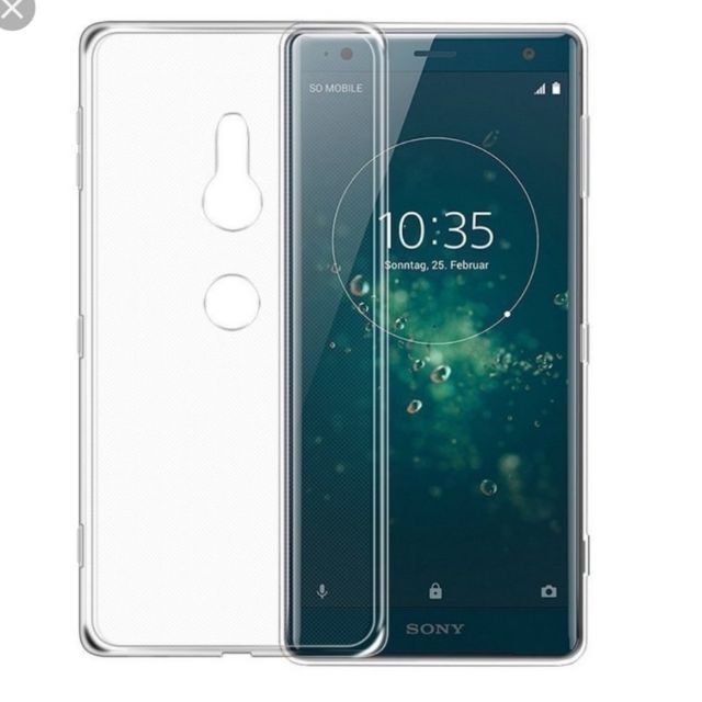 Ốp lưng dẻo cho sony xperia XZ2 silicon trong suốt (loại tốt)