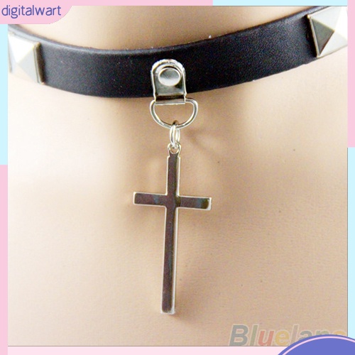 Choker da giả phối đinh tán kiểu dáng thời trang cá tính dành cho nữ