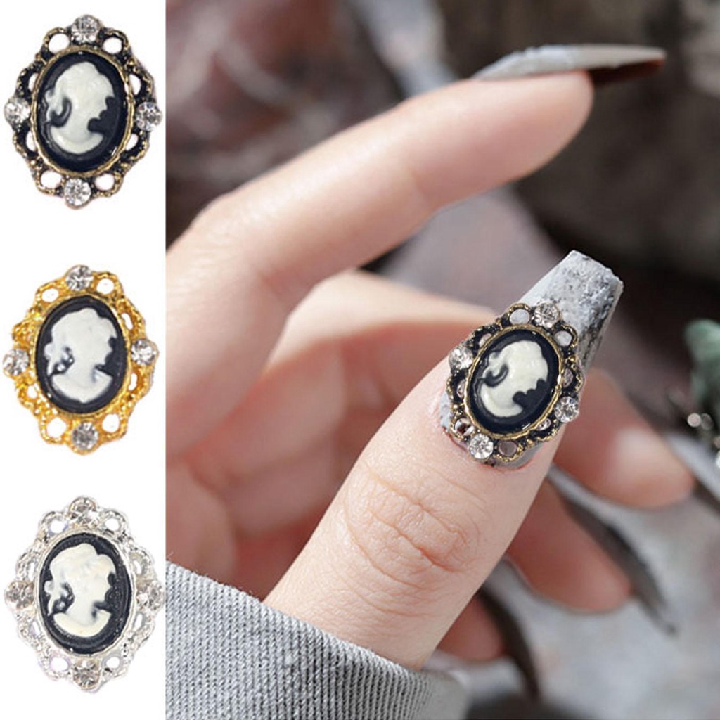 Phụ Kiện Trang Trí Móng Tay Nghệ Thuật Bằng Hợp Kim Phong Cách Nhật Bản