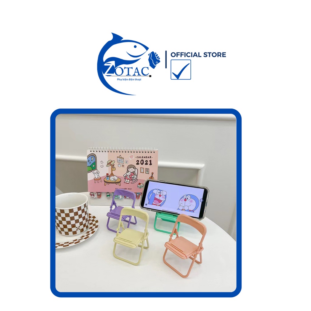Đế đỡ điện thoại hình ghế giá rẻ nhiều màu sắc