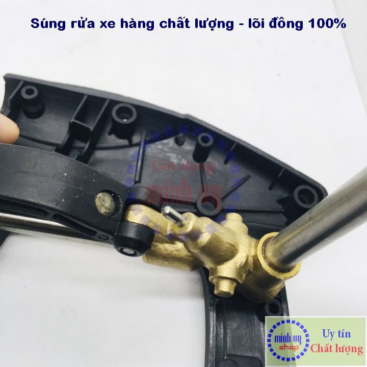 Sung Xịt Rửa xe đầu béc mỏ vịt- chuôi ren 14mm / ren22mm - lõi đồng 100% -SGnganMV