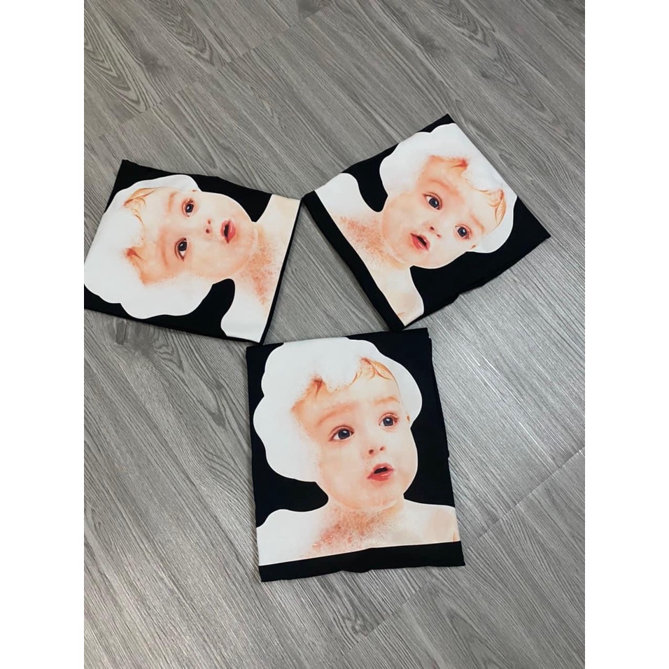 Áo thun tay lỡ, cổ tròn cho bé và gia đình họa tiết A.D.L.V vải cotton mềm mịn, thoáng mát – Sammy_VN