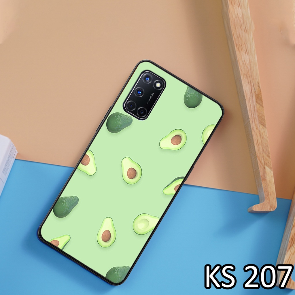 Ốp lưng Oppo A54 (4G/5G) - Oppo A55 (4G/5G) - Oppo A74 (4G/5G) - Oppo A76 in hình Trái bơ siêu dễ thương