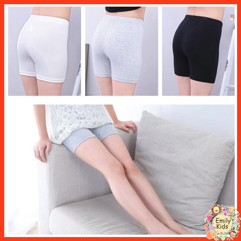 Quần An Toàn Lưng Cao Thoải Mái Thời Trang Mùa Hè Cho Bé Gái 1-9 Tuổi