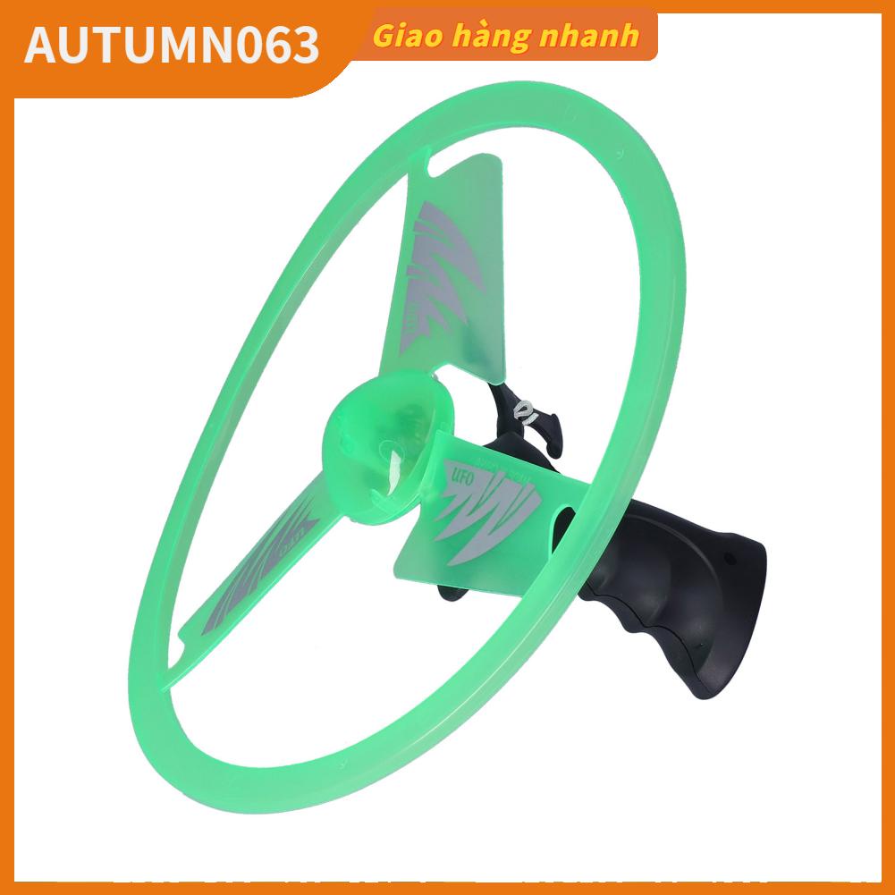 Đèn LED Flash Bay Đồ chơi Xoay Cầm tay Kéo Vòng tròn Ánh sáng Trẻ em Máy bắn đĩa Autumn063