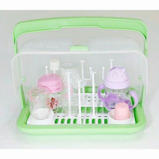 Giá úp bình sữa có nắp an toàn cho bé hangt chuẩn việt nhật