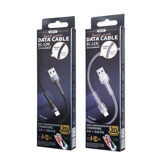 Cáp sạc iphone siêu bền Remax RC-124i