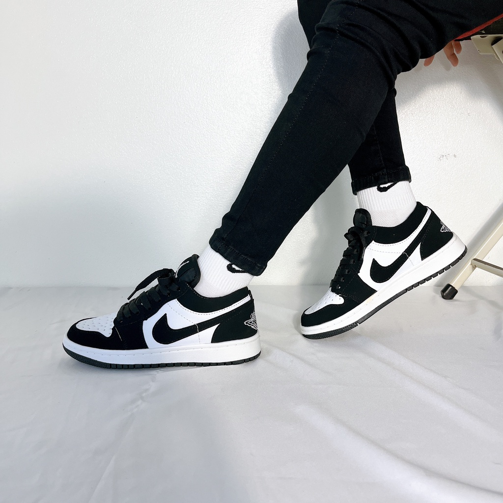 Giày jordan 1 cổ thấp hàng cao cấp jd1 các màu đen trắng low bản đẹp full size 36-43 hot hit 2021