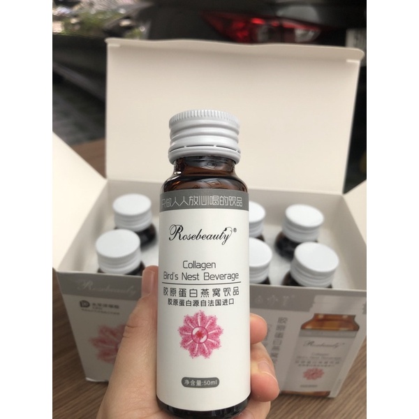 Collagen Yến và tinh dầu hoa anh thảo ROSEBEAUTY ( nội địa Trung)