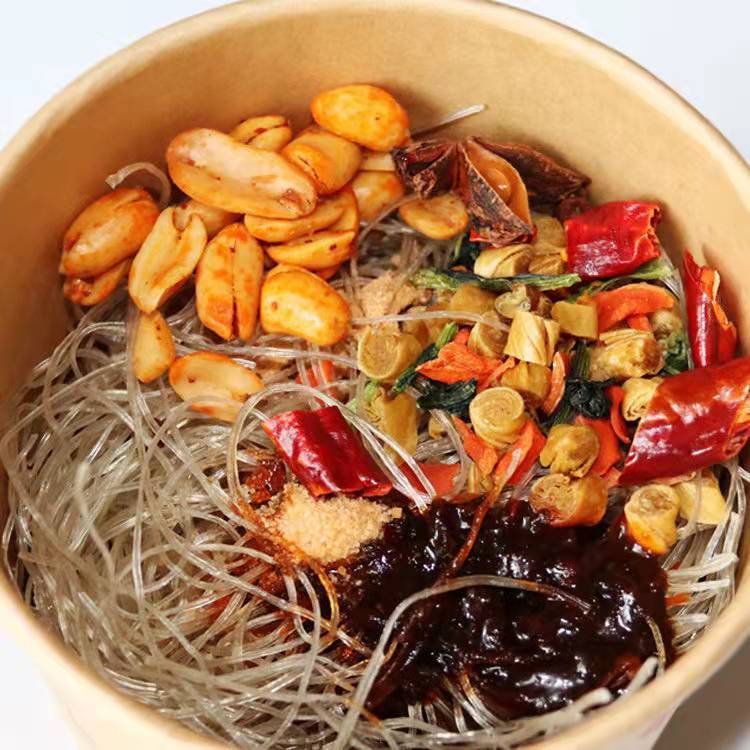 Miến cay Trùng Khánh, miến hộp chua cay đặc biệt loại 1 hộp 100g HappyHome