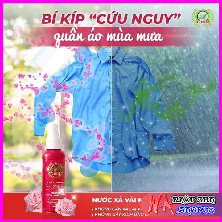 Nước xả vải LÂM ĐẠI PHÚC, Xả vải khô Lâm Đại Phúc, Xịt thơm -Chai Nước Hoa 100ml Xịt Thơm Quần Áo Khử Mùi Mồ Hôi