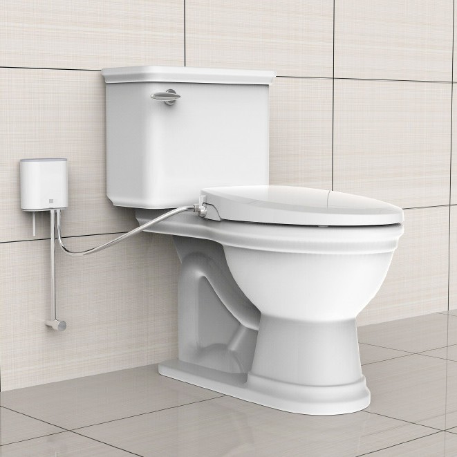 Hạ Môn Thông minh xả nước Toilet Nắp đậy Thân bồn rửa vệ sinh Chậu không có Nút điện Tạo tác