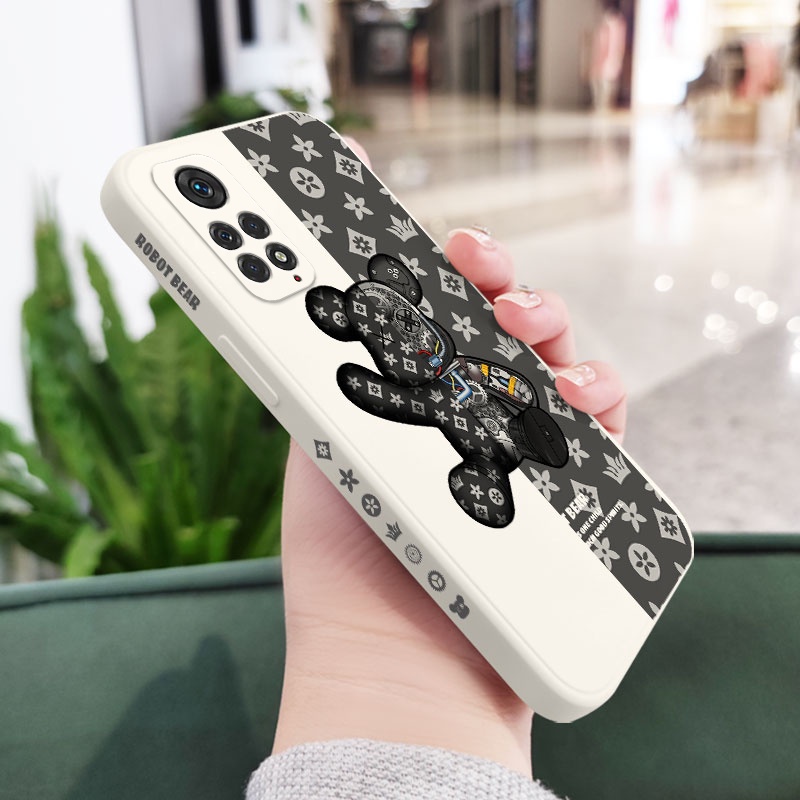 Ốp Điện Thoại Họa Tiết Gấu Sáng Tạo Cho Xiaomi Redmi Note 11 11s 11T PRO Plus + 4G 5G