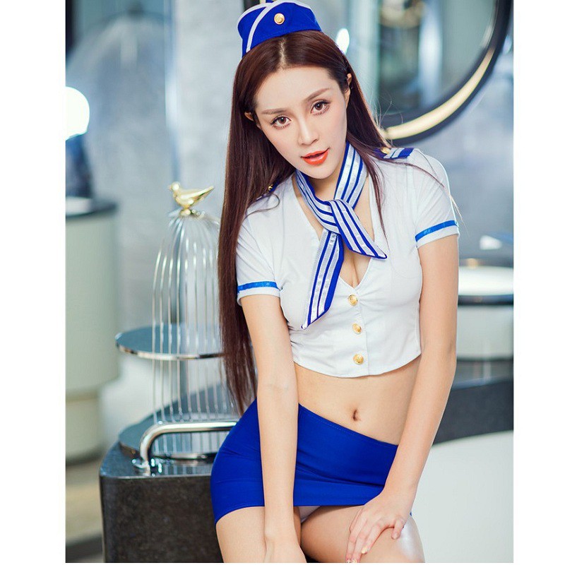 [MẪU MỚI] Bộ Cosplay Tiếp Viên Hàng Không Sexy Gợi Cảm ( MS1264 ) | BigBuy360 - bigbuy360.vn