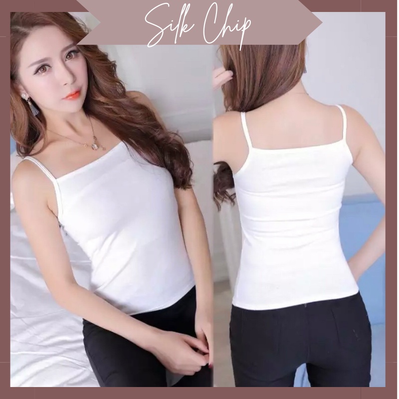 Áo lá học sinh dáng dài cotton dẻo cao cấp siêu đẹp mát mịn 2 dây có size SILKCHIP 002