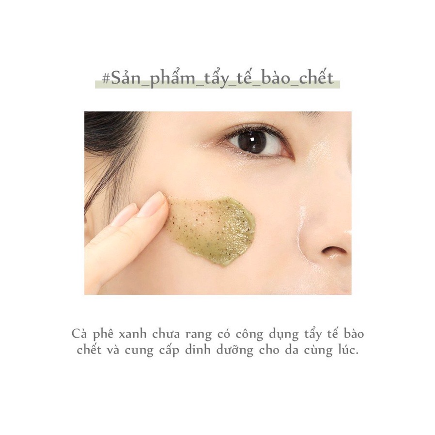 Tẩy da chết Green Bean Coffee Scrub So Natural 110 ml