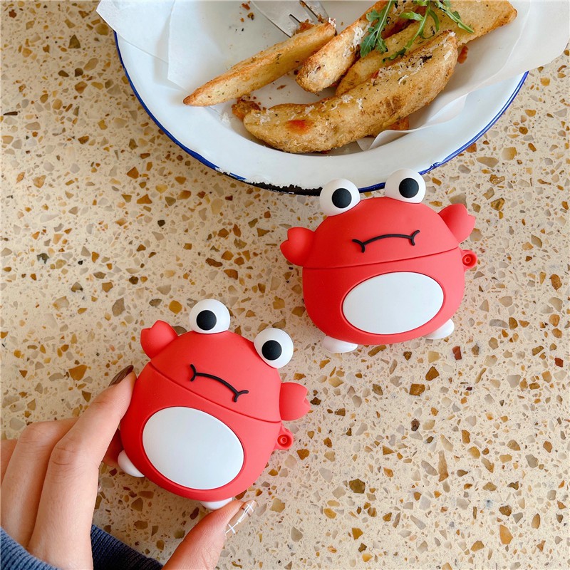 AirPods Pro AirPods 1/2 small crab-shaped silicone headset case | BigBuy360 - bigbuy360.vn