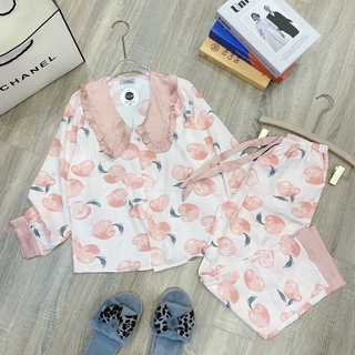 SET PIJAMA LỤA MANGO SAM SIÊU MƯỚT 🍑🍑🍑