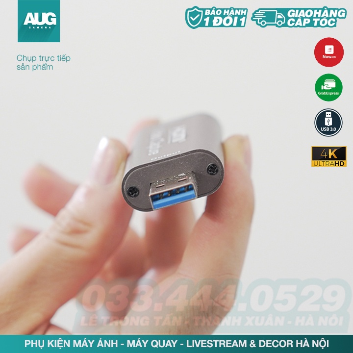 Live Stream Trưc Tiếp Từ Máy Ảnh - HDMI to USB 3.0 Video Capture - LiveStream  Điện Thoại, Camera, PS4, XBO