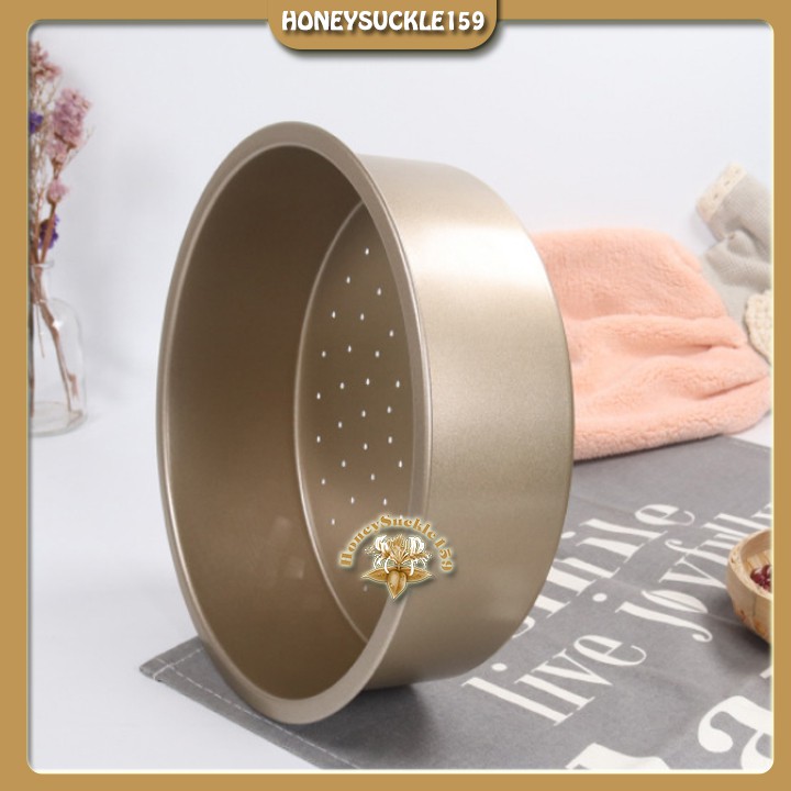 Khuôn Tròn Đúc Lỗ Nướng Bánh Hợp Kim Cao Cấp Chống Dính 22cm
