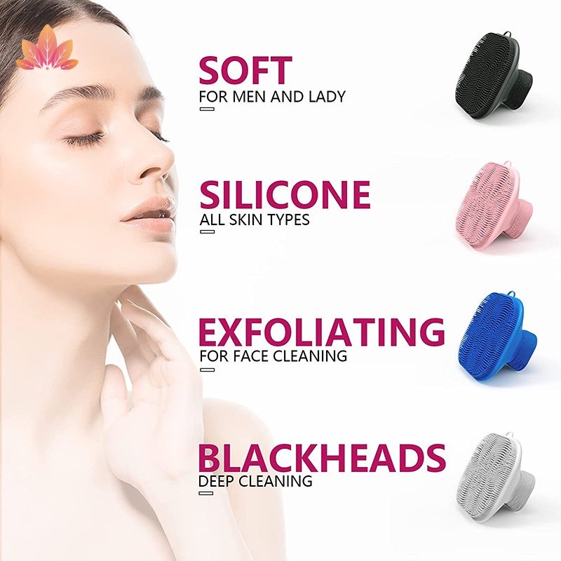 Cọ Rửa Mặt / Mũi Đầu Silicon Mềm JP5