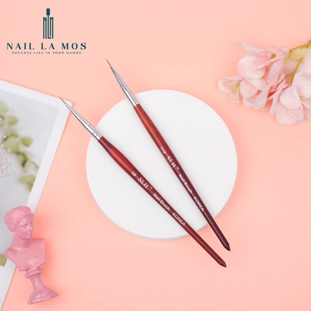 Cọ tô gel SLH Hàn Quốc - Cọ vẽ nail chuyên dụng cho dân làm móng