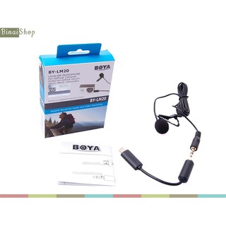 Micro cài áo cho camera Boya BY-LM20