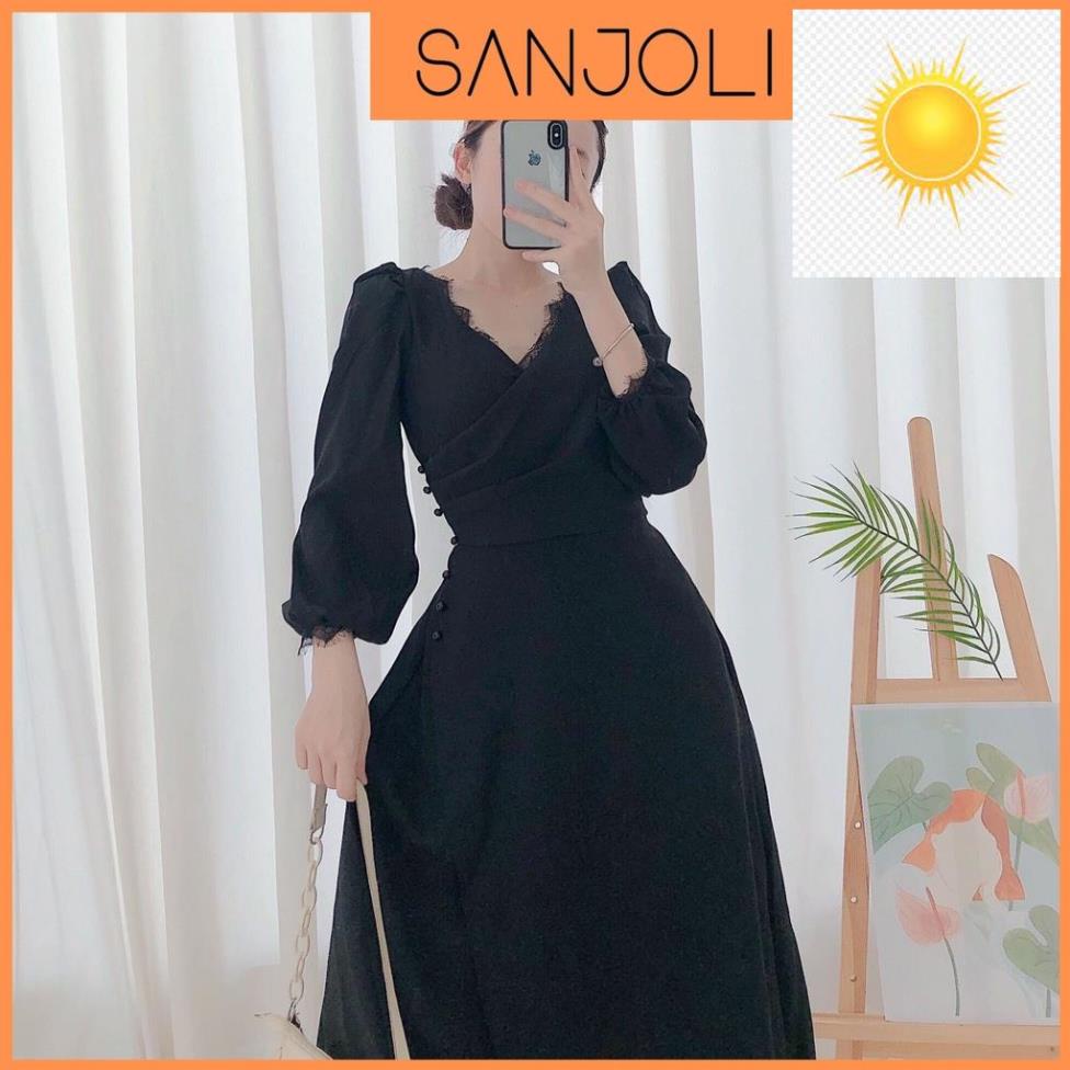 Đầm Cô Dâu Trắng Tay Dài SANJOLI Váy Đi Dự Tiệc Cưới Đẹp, Dáng Suông Maxi Cao Cấp, Thiết Kế Sang Trọng VD029