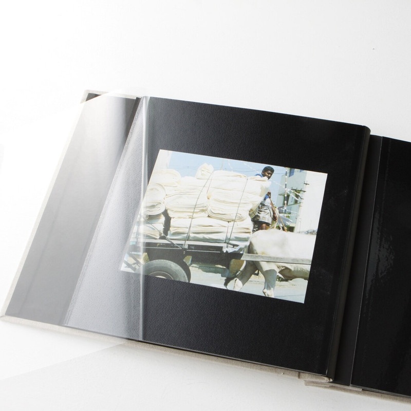 Muji Album Bìa Cotton Vuông - Ecru