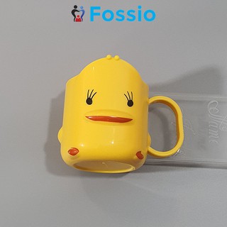 Cốc đánh răng hình con vịt cho bé đáng yêu FOSSIO kích thích trẻ đánh răng