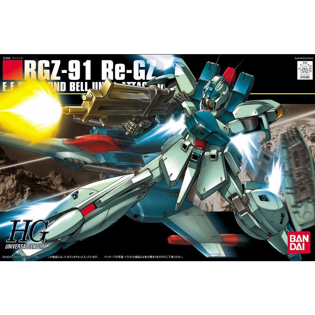 Mô hình Gundam Bandai HG UC 085 RGZ-91 Re-GZ 1/144 Gundam Char’s Counterattack [GDB] [BHG]