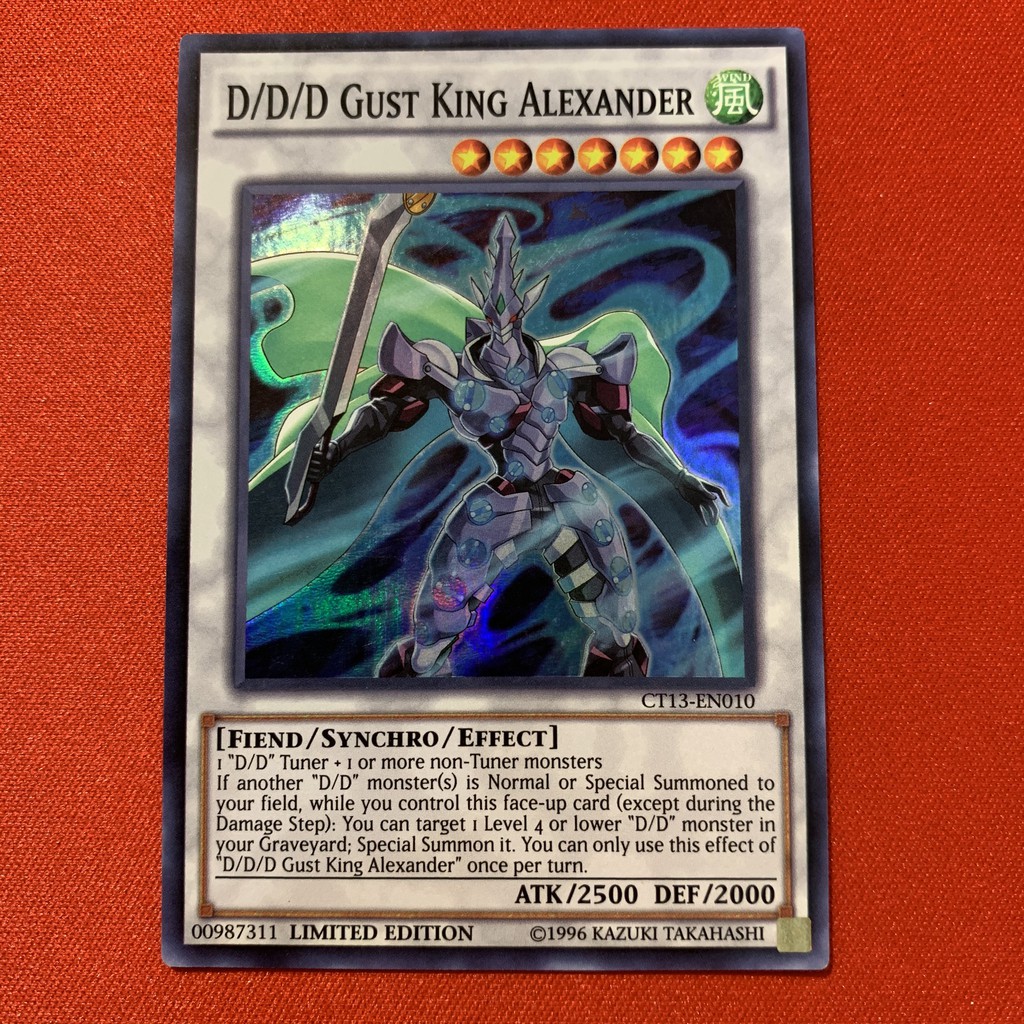 EN]Thẻ Bài Yugioh Chính Hãng] D/D/D Gust King Alexander