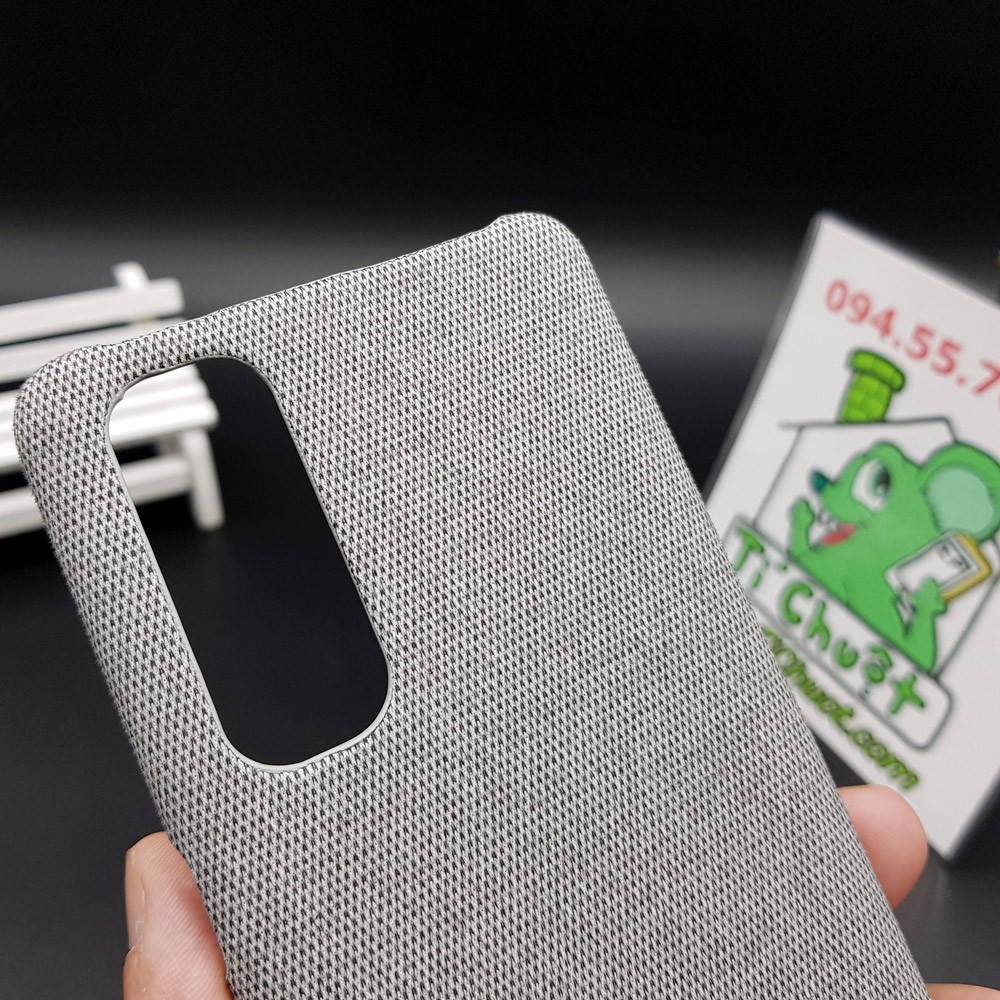 [Cao Cấp] Ốp Lưng OPPO Reno4 Pro Bọc Vải Fabric