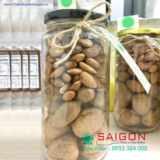 Hũ thủy tinh 1000ml nắp thiết