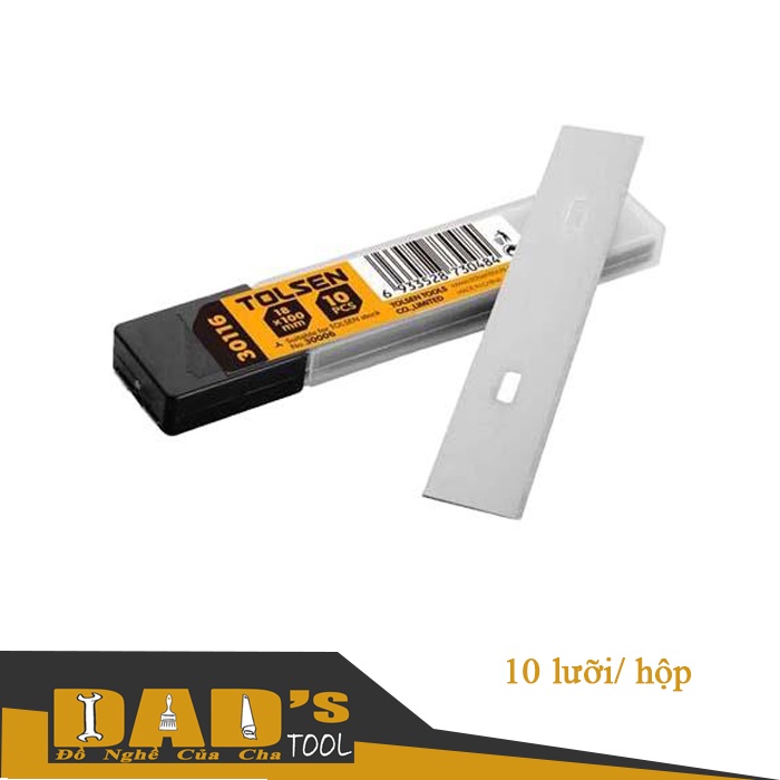 LƯỠI DAO THAY THẾ  18.5x100.0.4mm - TOLSEN 30116