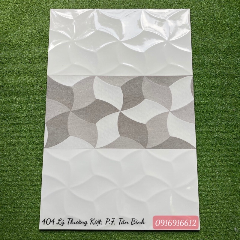 GẠCH ỐP TƯỜNG 30x60 VÂN NỔI 3D
