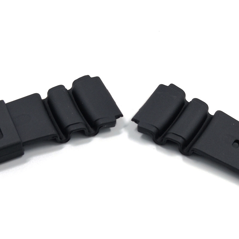 Dây đeo đồng hồ silicon Black Diver Dây đeo đồng hồ cao su có khóa thép không gỉ Khóa 18mm 20mm 22mm Dây đeo đồng hồ