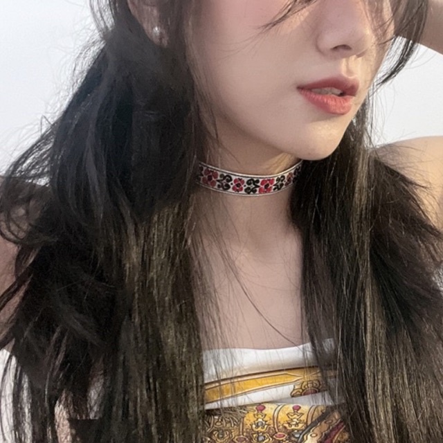 Choker boho - choker thêu hoạ tiết thổ cẩm